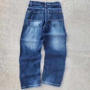Y2K SOUTHPOLE Green Tab Kids/Youth Baggy Denim Blue Jeans, Sz 10